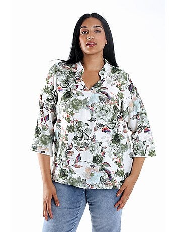 Blouse en viscose imprimé fleuri