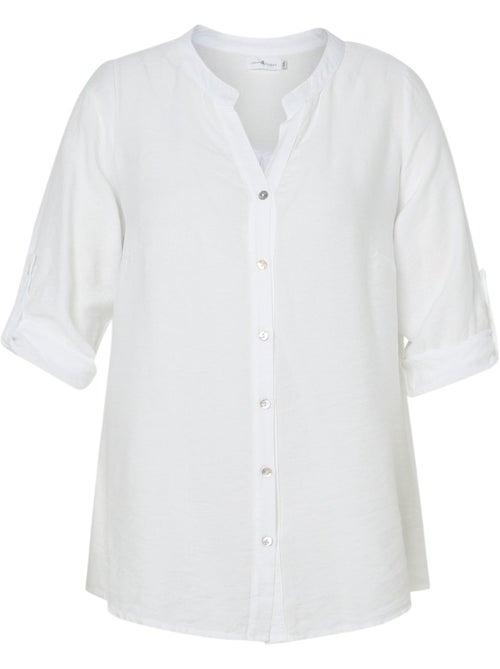 Blouse en viscose uni PAPRIKA - Kiabi
