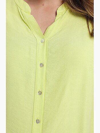 Blouse en viscose uni PAPRIKA