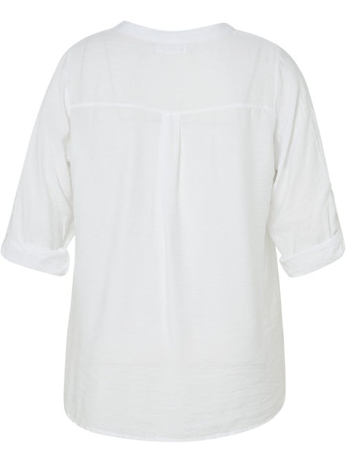 Blouse en viscose uni PAPRIKA - Kiabi