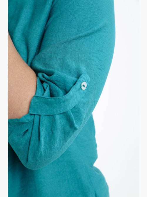 Blouse en viscose uni PAPRIKA - Kiabi
