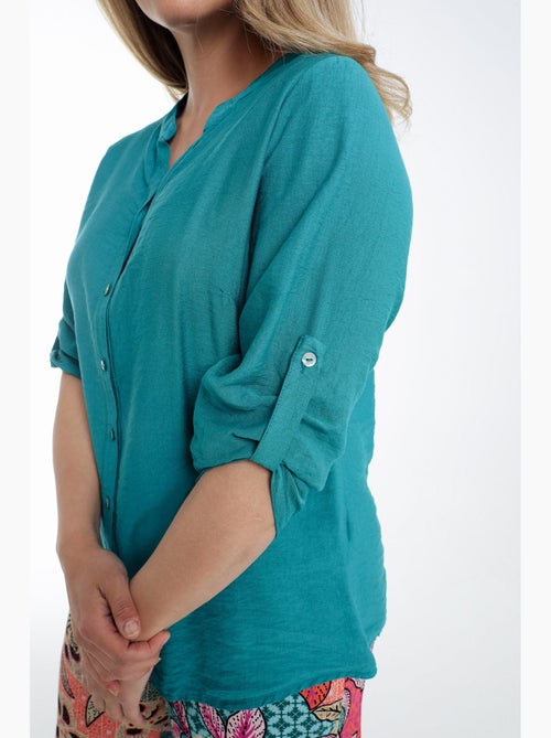 Blouse en viscose uni PAPRIKA - Kiabi