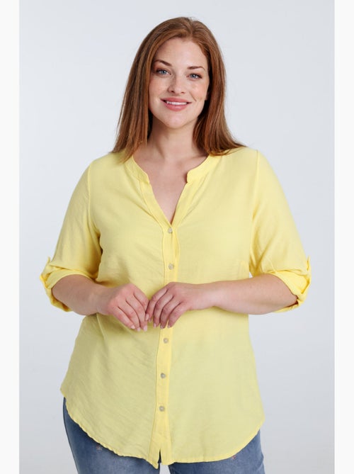 Blouse en viscose uni PAPRIKA - Kiabi