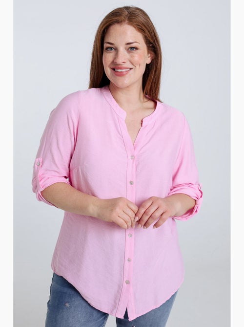 Blouse en viscose uni PAPRIKA - Kiabi
