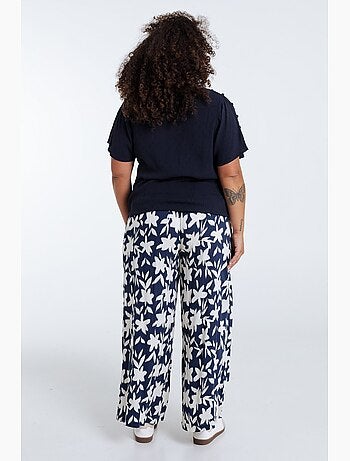 Blouse en viscose unie PAPRIKA