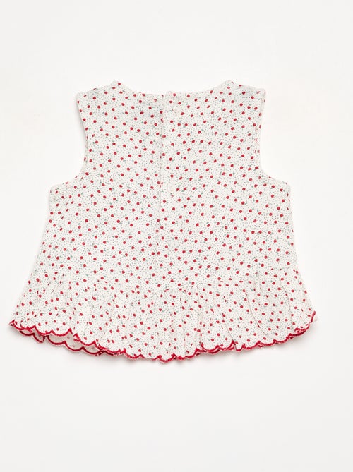 Blouse en voile de coton - Kiabi Blouse en voile de coton - Kiabi