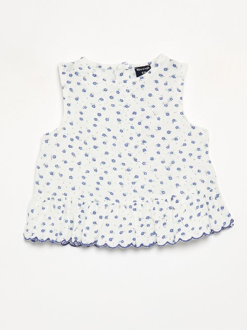 Blouse en voile de coton - Kiabi Blouse en voile de coton - Kiabi