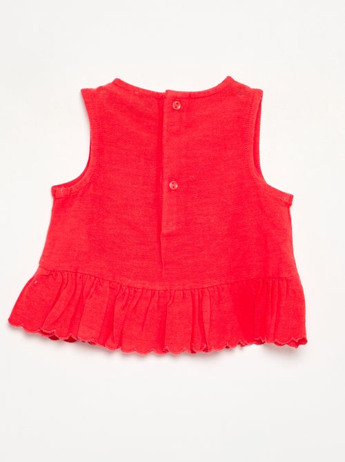 Blouse en voile de coton - Kiabi Blouse en voile de coton - Kiabi