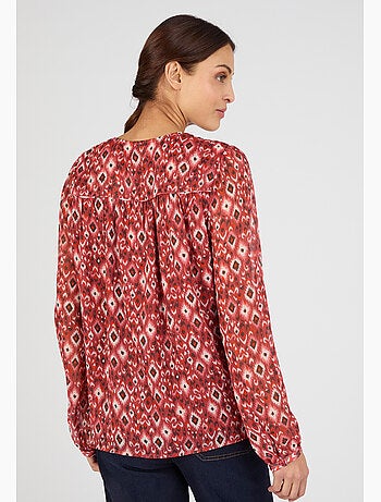 Blouse en voile imprimé - Damart
