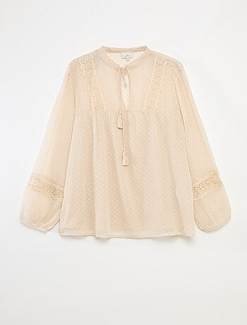 Blouse en voile 'Only Carmakoma'