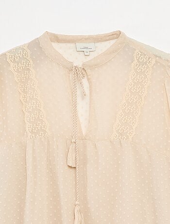 Blouse en voile 'Only Carmakoma'