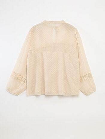 Blouse en voile 'Only Carmakoma'