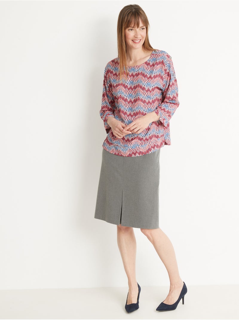 Blouse encolure bateau - DAXON Multicolore - Kiabi