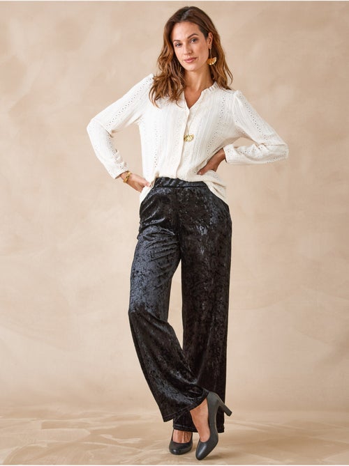 Blouse encolure fantaisie en maille - DAXON - Kiabi