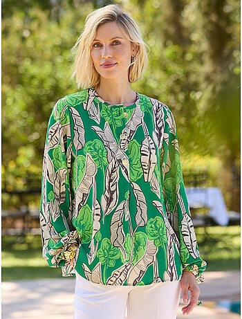 Blouse encolure ronde femme - DAXON
