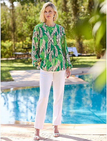 Blouse encolure ronde femme - DAXON