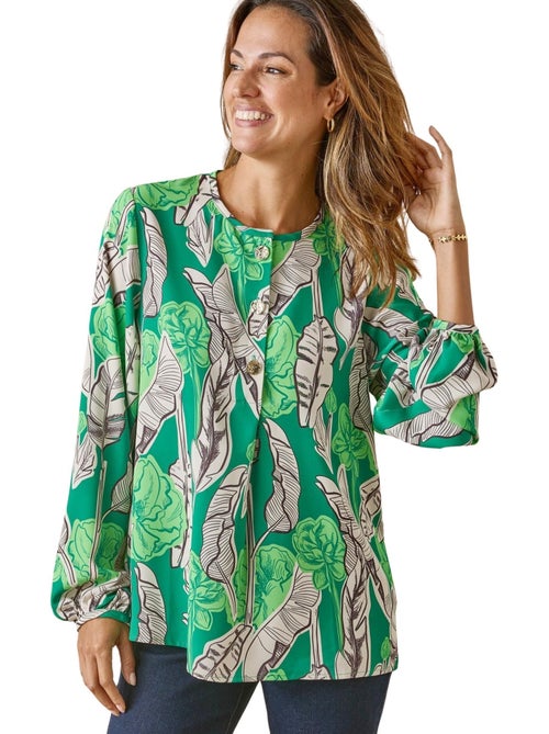 Blouse encolure ronde femme - DAXON - Kiabi Blouse encolure ronde femme - DAXON - Kiabi