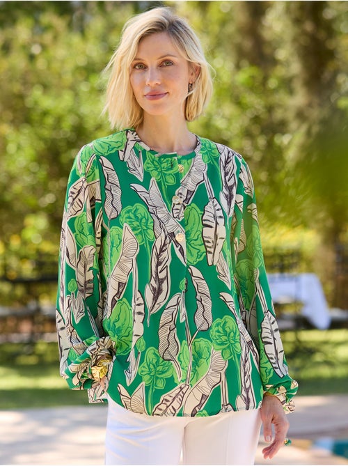 Blouse encolure ronde femme - DAXON - Kiabi Blouse encolure ronde femme - DAXON - Kiabi
