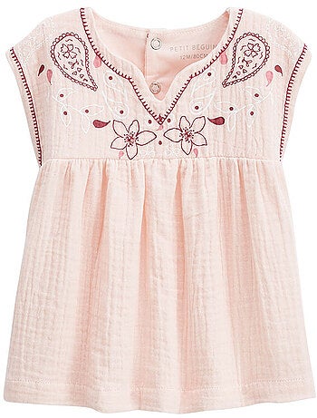 Blouse enfant en gaze de coton Arizona