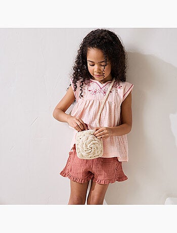 Blouse enfant en gaze de coton Arizona