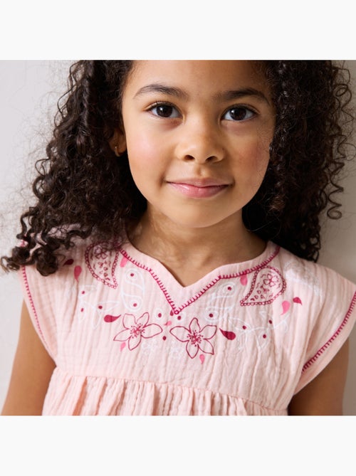 Blouse enfant en gaze de coton Arizona - Kiabi