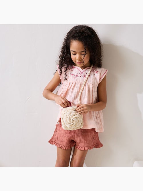 Blouse enfant en gaze de coton Arizona - Kiabi