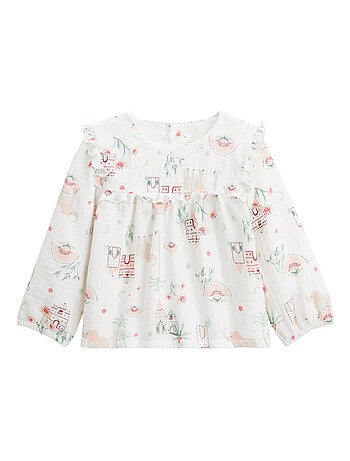 Blouse enfant en gaze de coton Arya