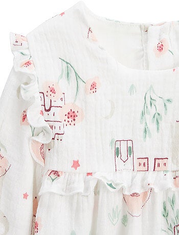 Blouse enfant en gaze de coton Arya