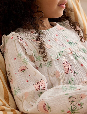 Blouse enfant en gaze de coton Arya
