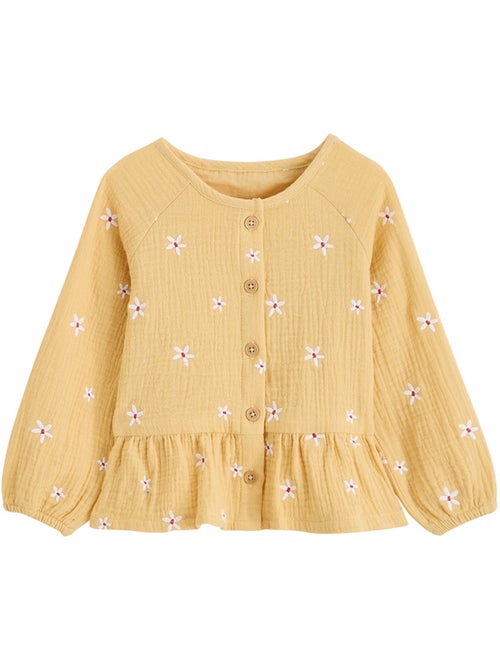 Blouse enfant en gaze de coton Camila - Kiabi