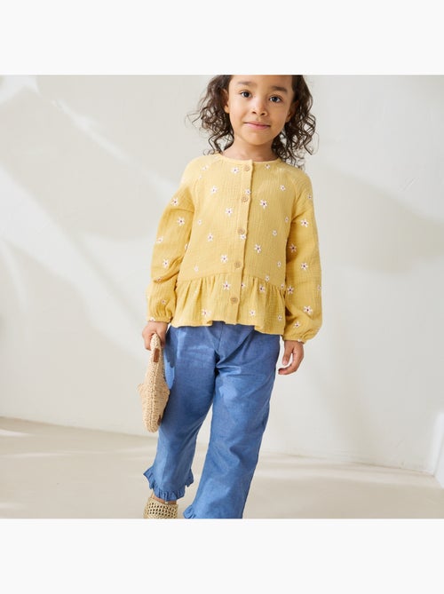 Blouse enfant en gaze de coton Camila - Kiabi