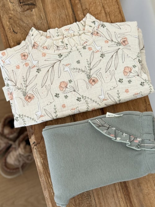 Blouse enfant en gaze de coton Lison - Kiabi