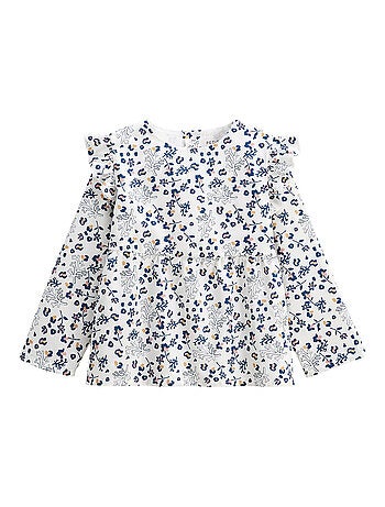Blouse enfant en popeline Céleste