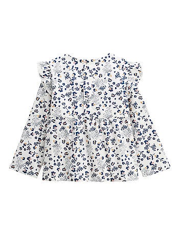 Blouse enfant en popeline Céleste