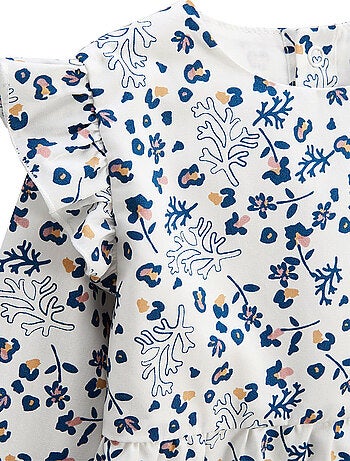 Blouse enfant en popeline Céleste