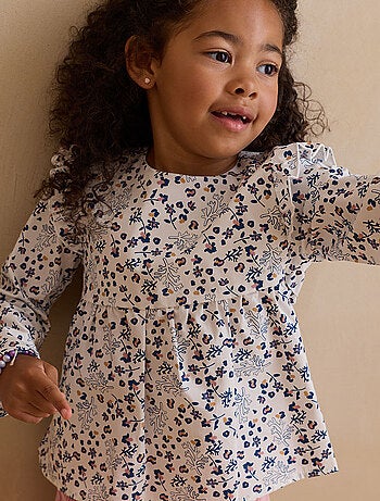 Blouse enfant en popeline Céleste