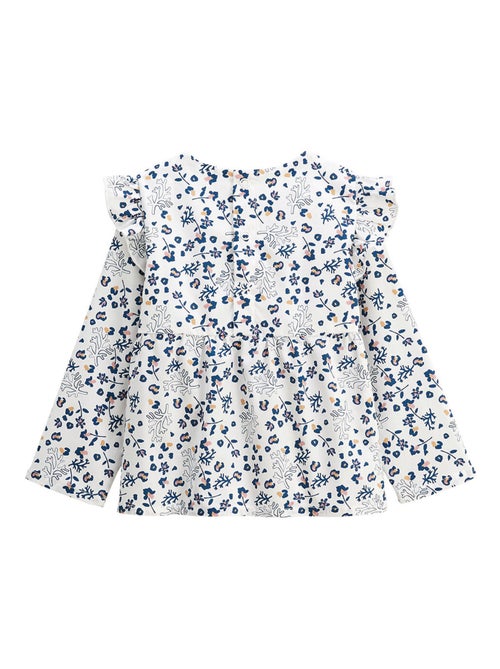 Blouse enfant en popeline Céleste - Kiabi
