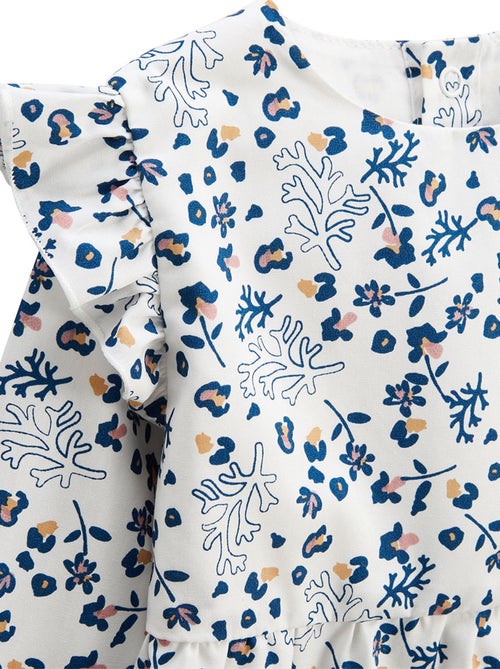 Blouse enfant en popeline Céleste - Kiabi