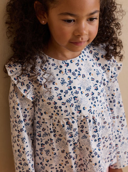 Blouse enfant en popeline Céleste - Kiabi