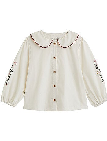 Blouse enfant en popeline grace