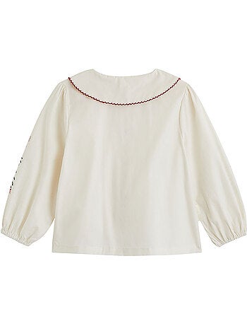 Blouse enfant en popeline grace