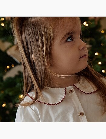 Blouse enfant en popeline grace