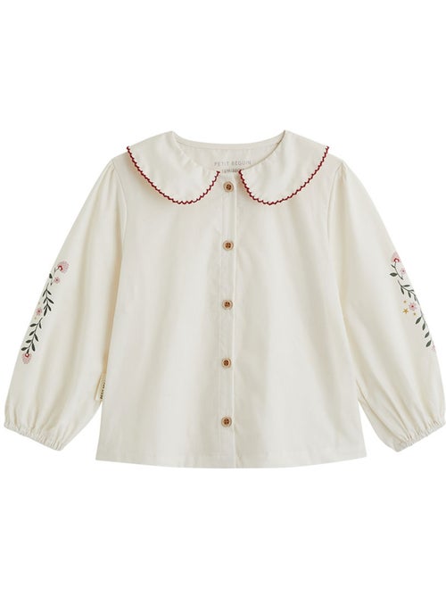 Blouse enfant en popeline grace - Kiabi