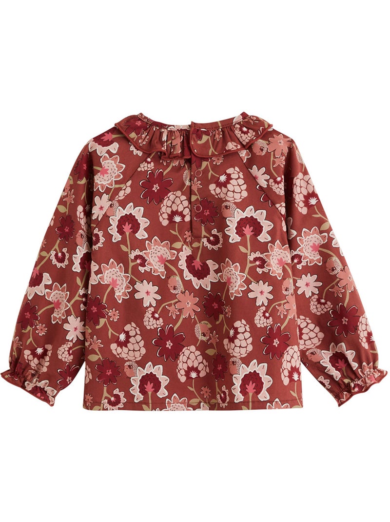 Blouse enfant en popeline Harmony Rose - Kiabi