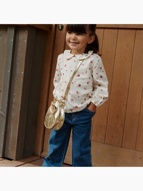 Blouse enfant en popeline laponie - Kiabi
