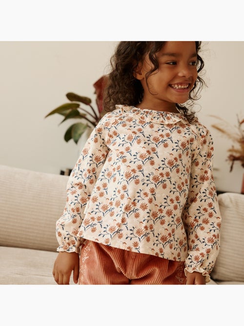 Blouse enfant en popeline ollie - Kiabi Blouse enfant en popeline ollie - Kiabi