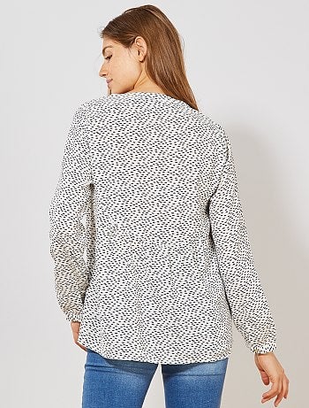 Blouse esprit babydoll - Kiabi