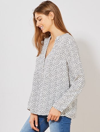 Blouse esprit babydoll - Kiabi