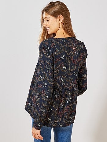 Blouse esprit babydoll - Kiabi