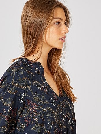 Blouse esprit babydoll - Kiabi